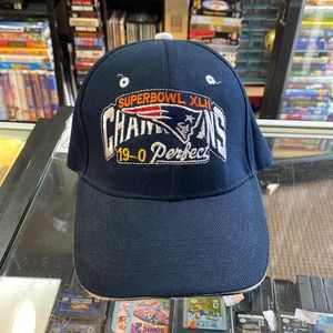 New England Patriots Velcro Strap back Superbowl XLII Champions
